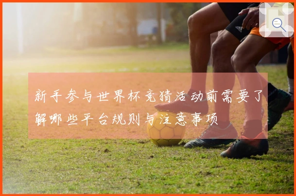 新手参与世界杯竞猜活动前需要了解哪些平台规则与注意事项